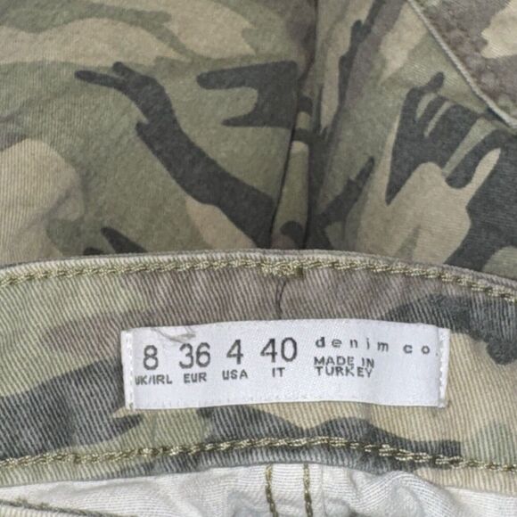 Denim & Co. Camouflage Cargo Miniskirt Women’s Size 4 New W/Tags - Picture 4 of 6